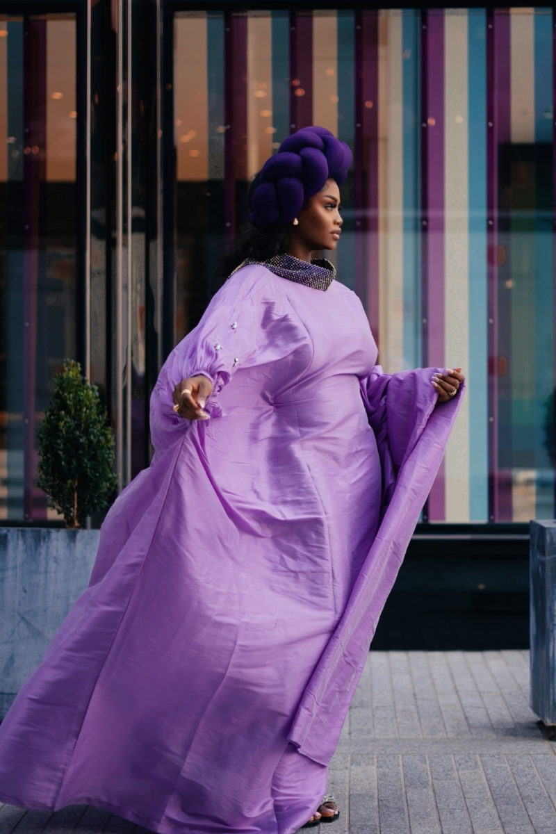 ACHALUGO DRESS- Lilac