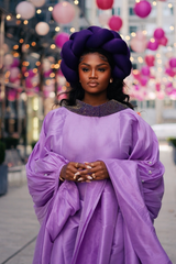 ACHALUGO DRESS- Lilac