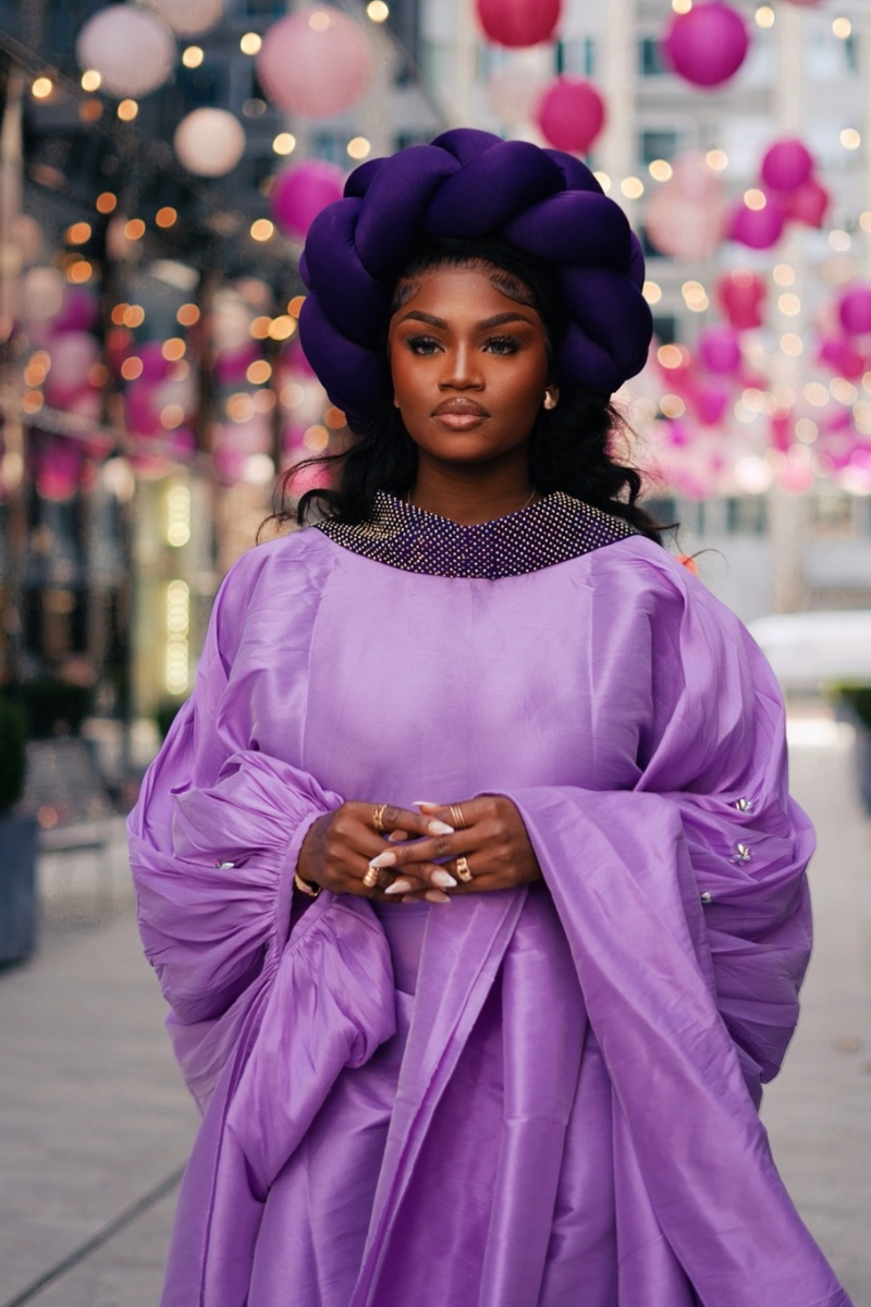 ACHALUGO DRESS- Lilac