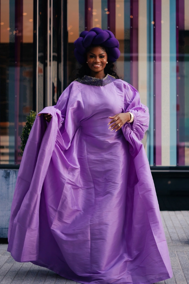 ACHALUGO DRESS- Lilac