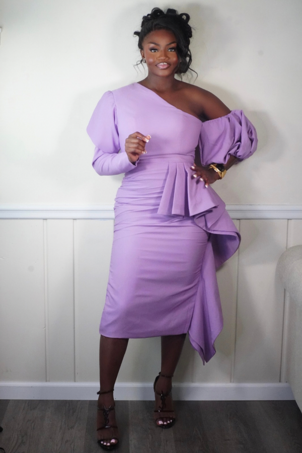 Madame President Dress-Lilac