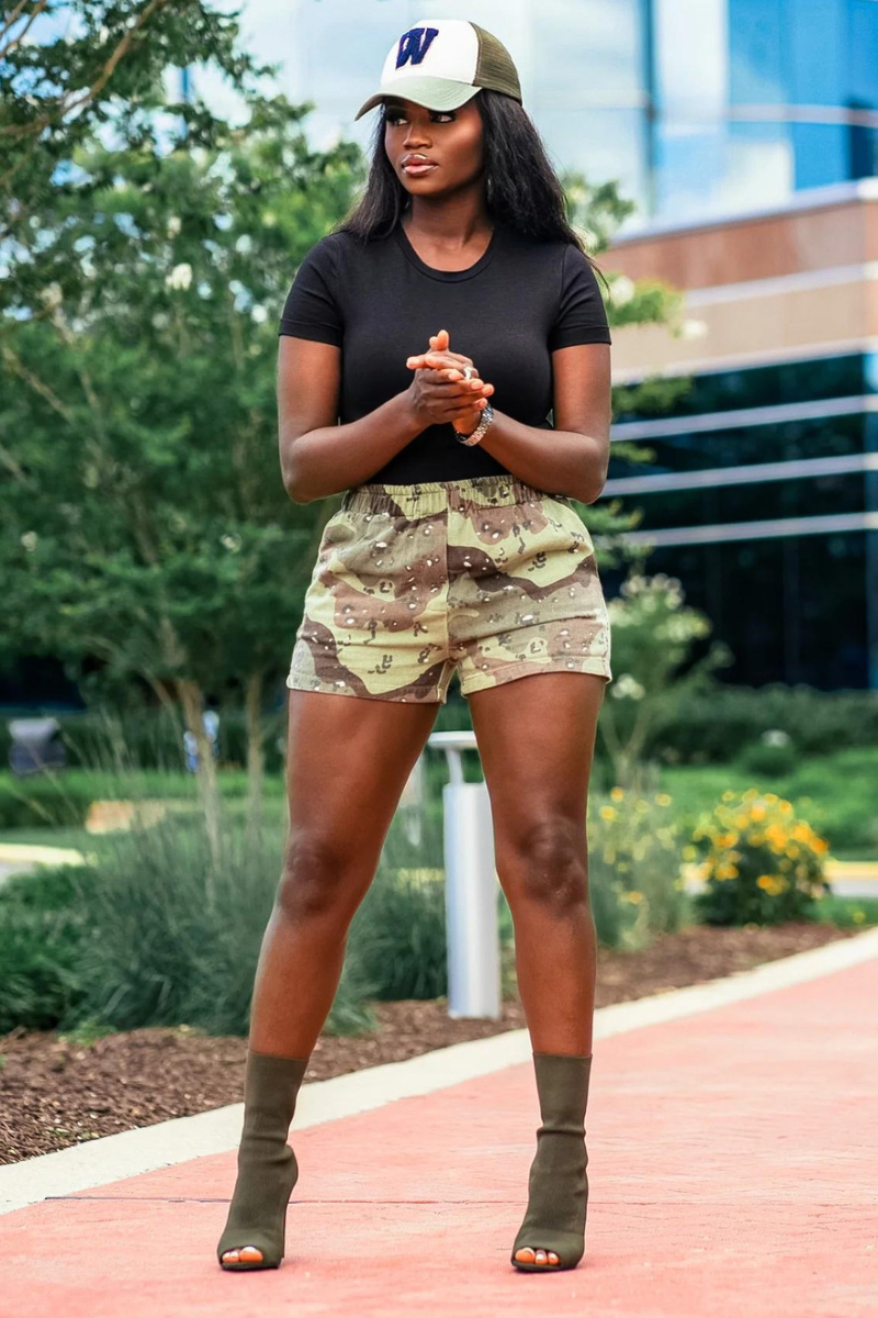 Camouflage Women Shorts